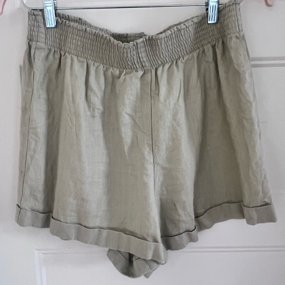 Reformation 100% Linen Shorts